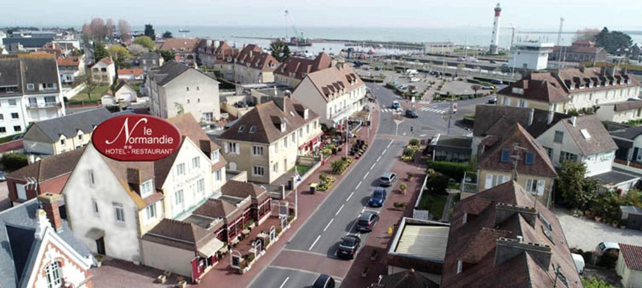 Hotel-Restaurant Le Normandie Luc-sur-Mer Exterior foto